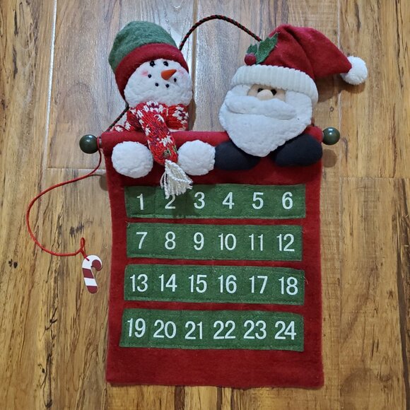 Santa & Snowman Christmas Advent Calendar - Picture 2 of 8